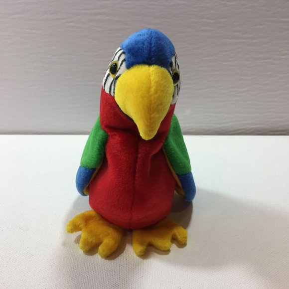 TY Jabber Parrot Tropical Bird Beanie Baby Plush Collection October 10 1997 - Picture 2 of 13